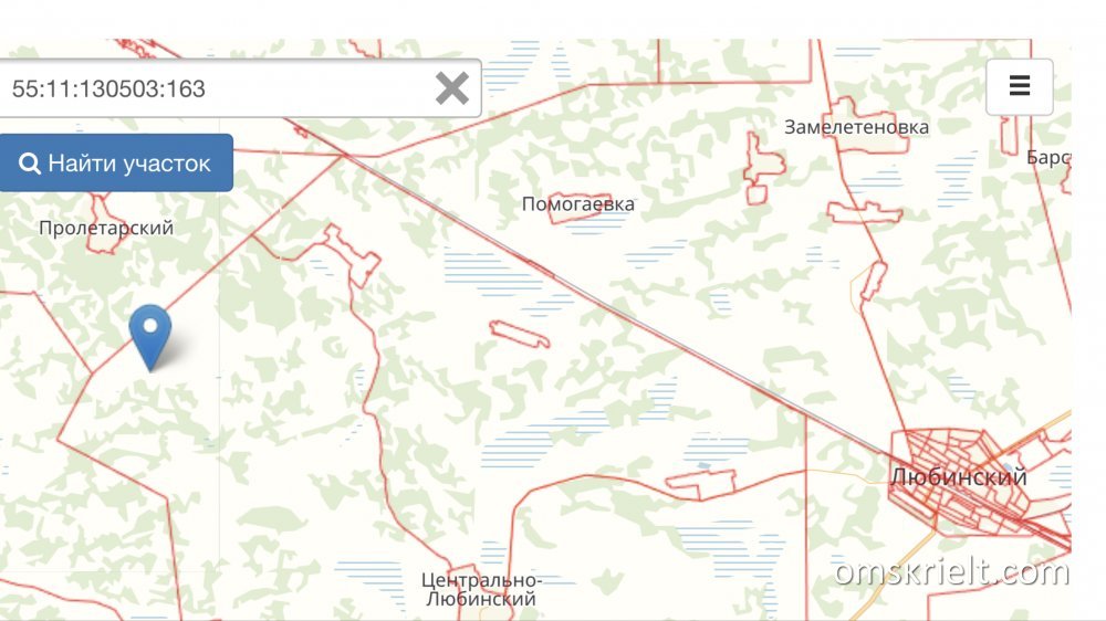 Карта красный яр омская область